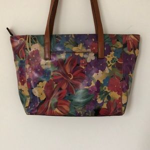Patricia Nash Varsi Tote Citrus Sunrise